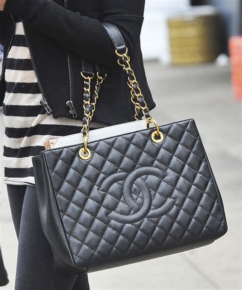 classic chanel grand shopper|Chanel shopping tote original.